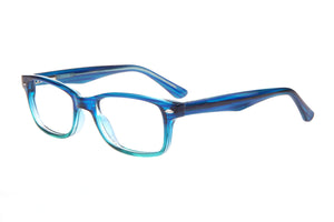 Retro Blue Children's Blue Light Computer Glasses