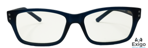 Retro Dark Blue Children's Blue Light Computer Glasses